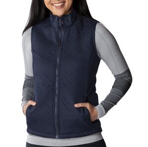NWT. Women's Levelwear Sense Quilted Vest. Small. Navy